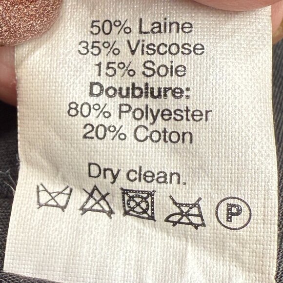 J. CREW Men's EUC Wool Stadium Jogger Pant Gray | Size XS - Picture 9 of 9